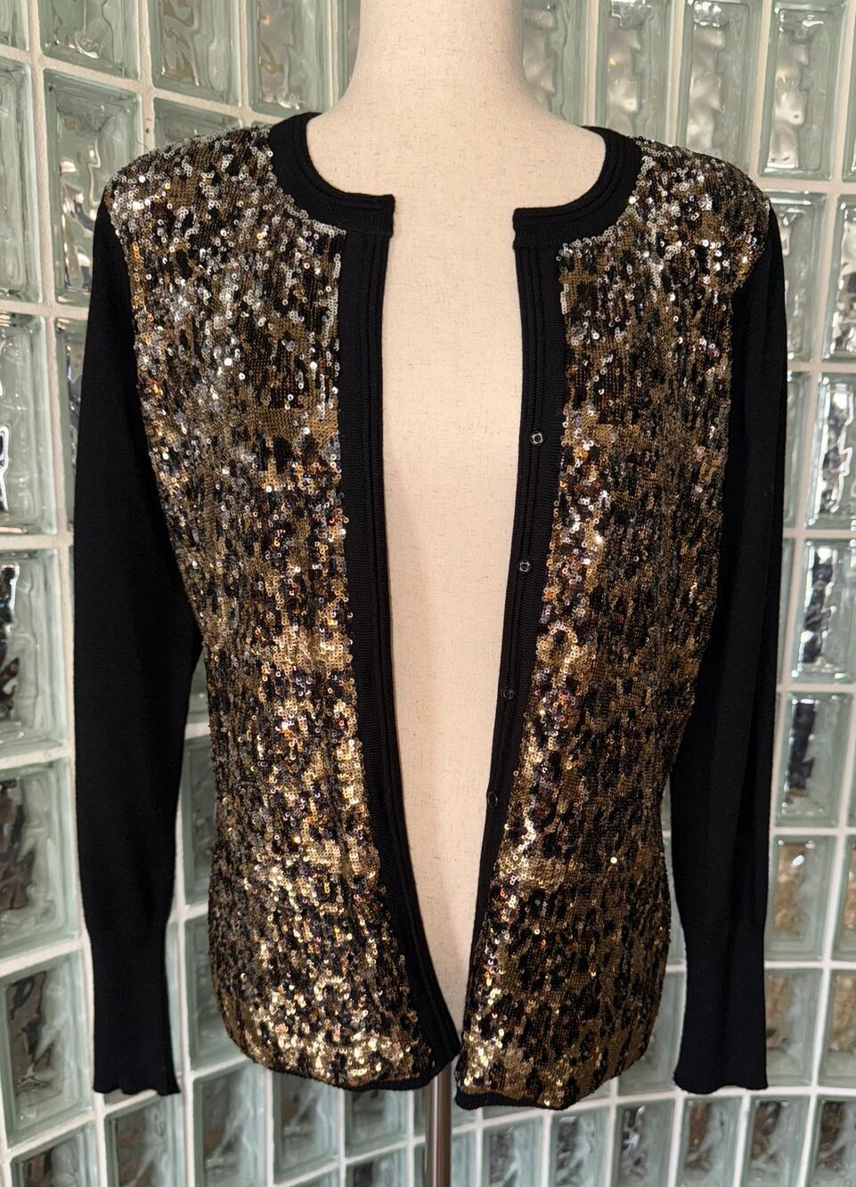 Roberto Cavalli Wool Animal Print Sweater - size 42 (medium/US6)